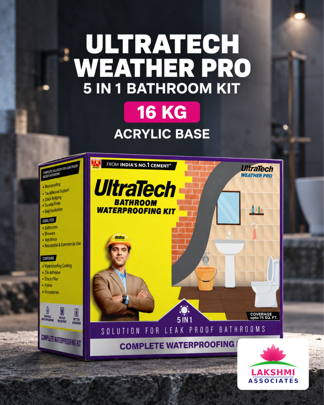 UltraTech Weather Pro 5 In 1 Bathroom KIT