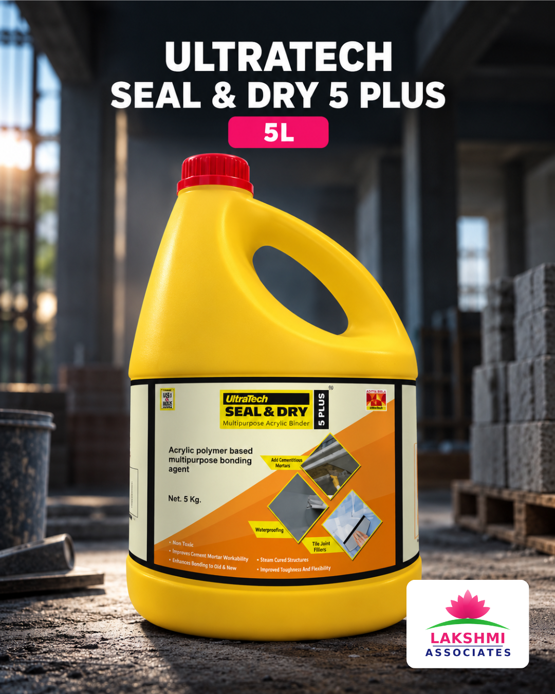 UltraTech Seal & Dry 5 Plus 5L