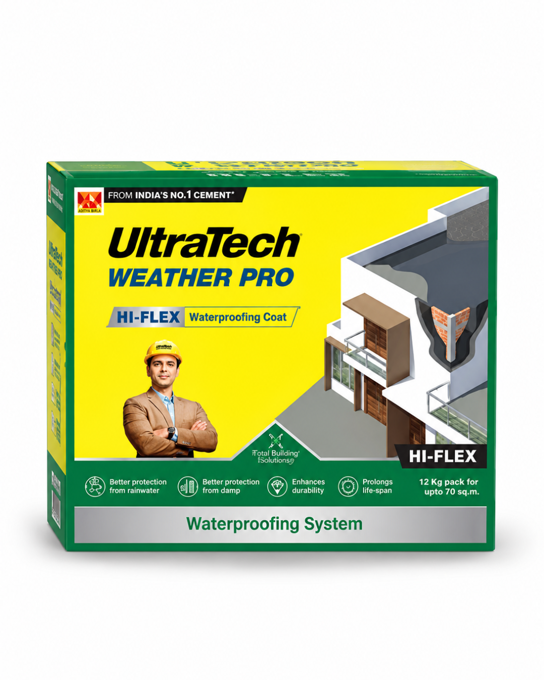 17. Ultratech Hi – Flex -4 UltraTech Hi-Flex Waterproofing Coat 12kg