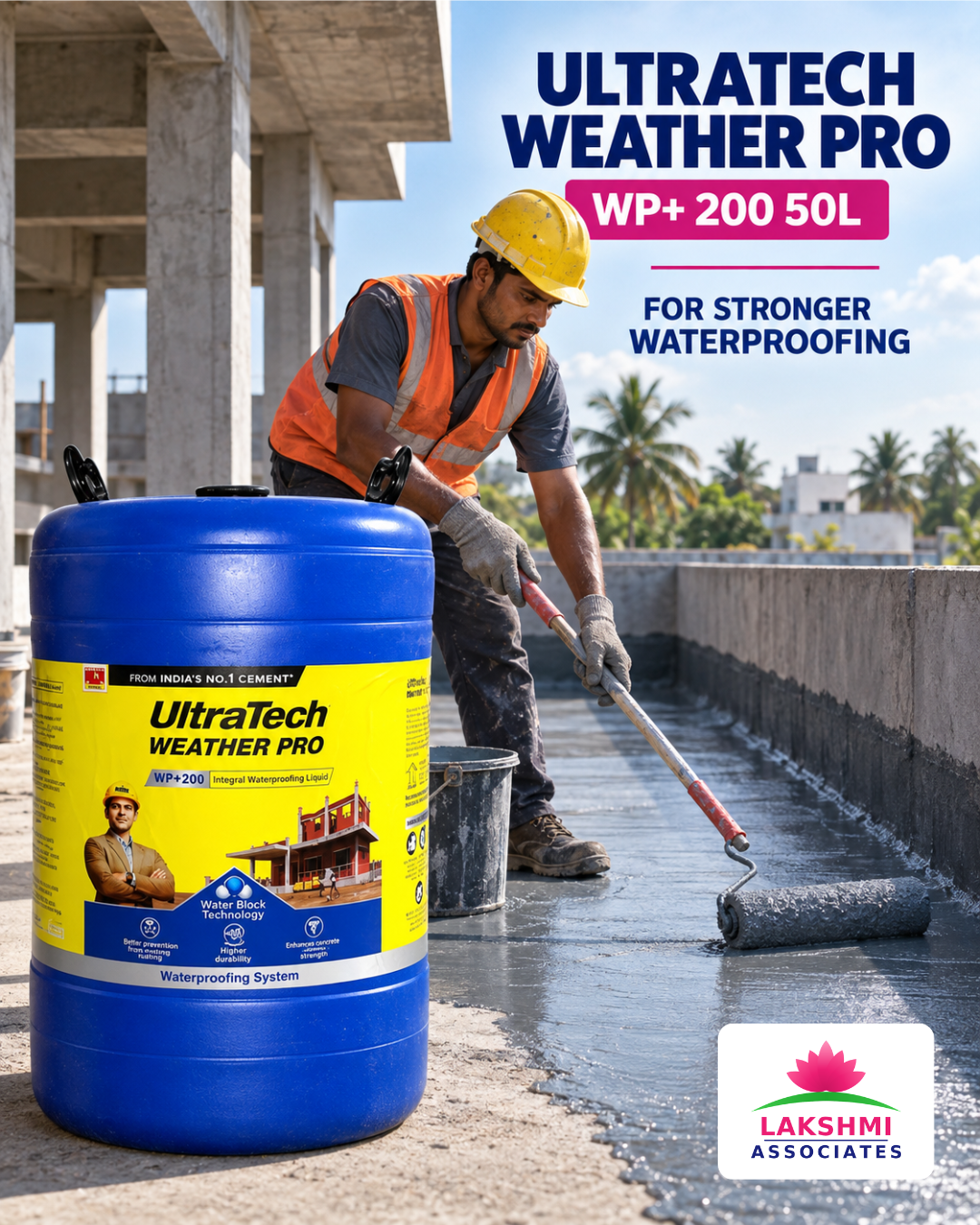 18. Ultratech WP+ 200 50L -3 UltraTech WP+200 50L Waterproofing Liquid