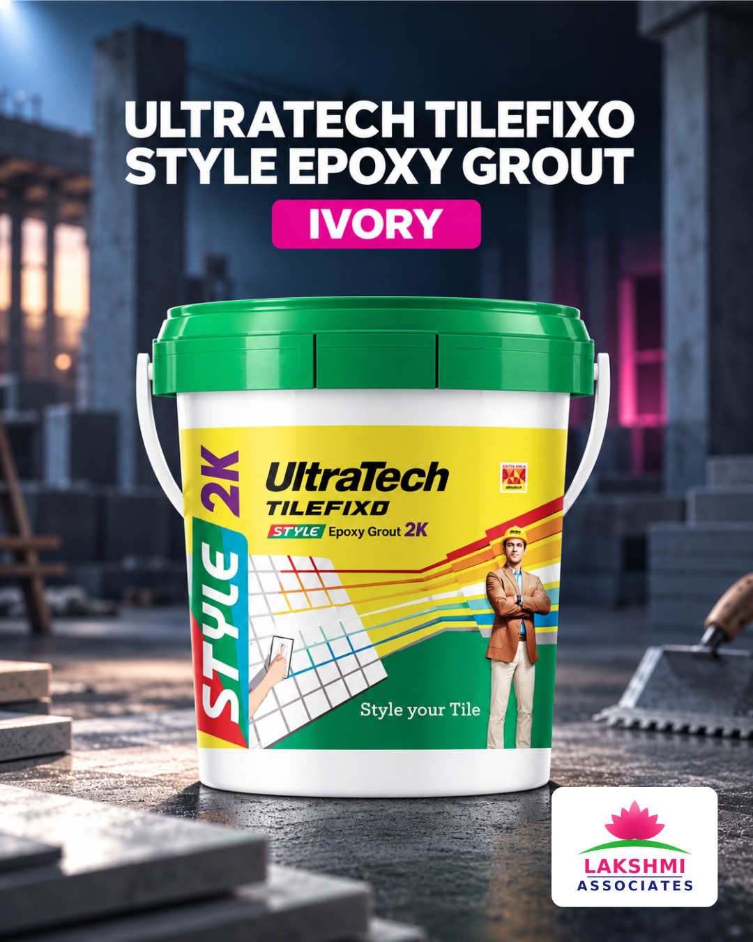 Ultratech TILEFIXO STYLE Epoxy Grout Ivory